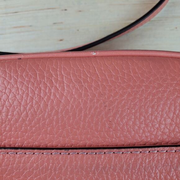 MICHAEL KORS |  Jet Set |  Sherbet |  Medium Embossed Leather  |  Crossbody  Bag - Picture 10 of 10